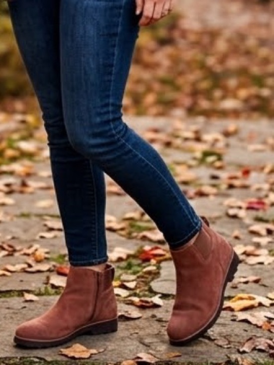 Vionic Shoes - Vionic brionie Women's Ankle Booties Rust Suede sz 9